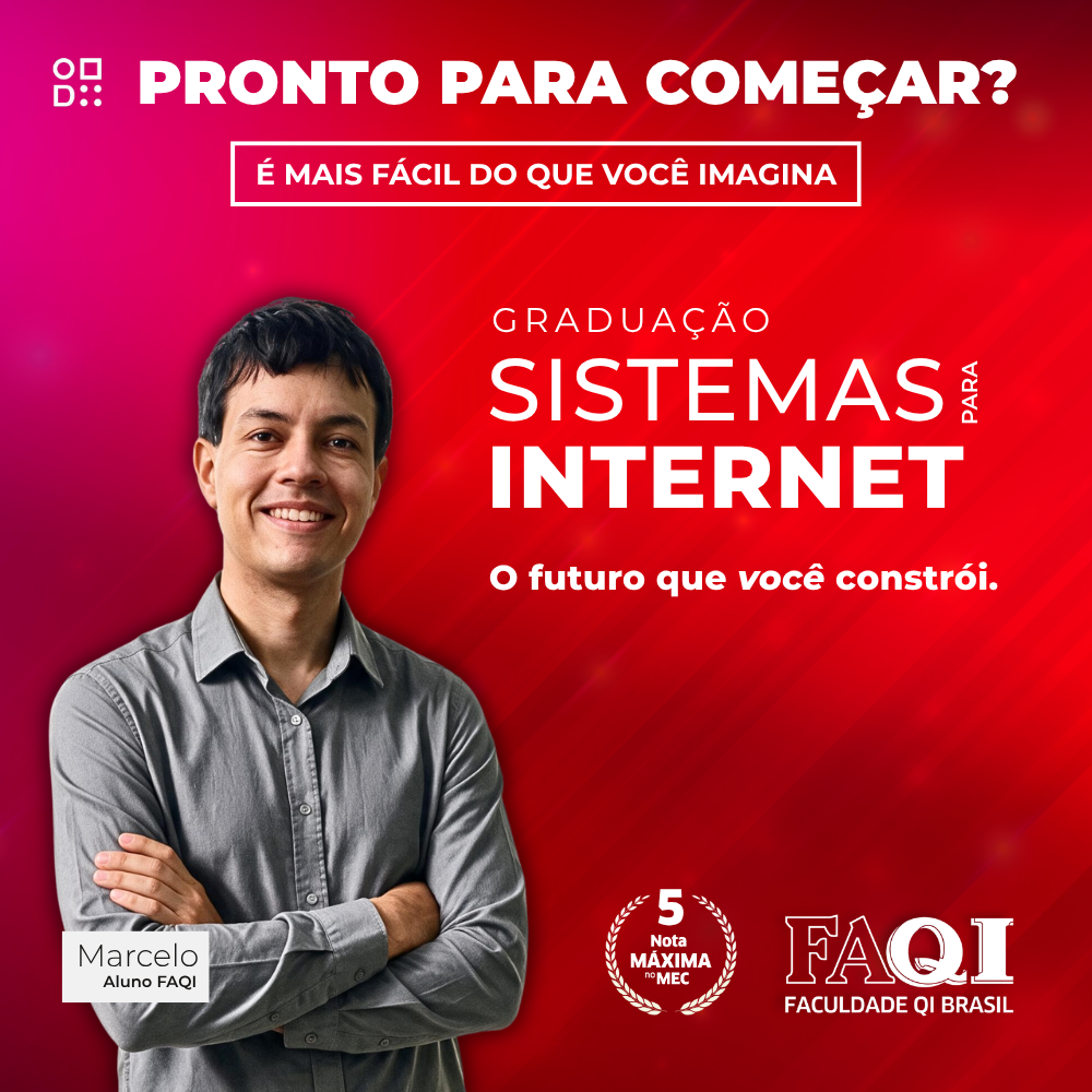 Arte oficial do curso de Sistemas para Internet — FAQI