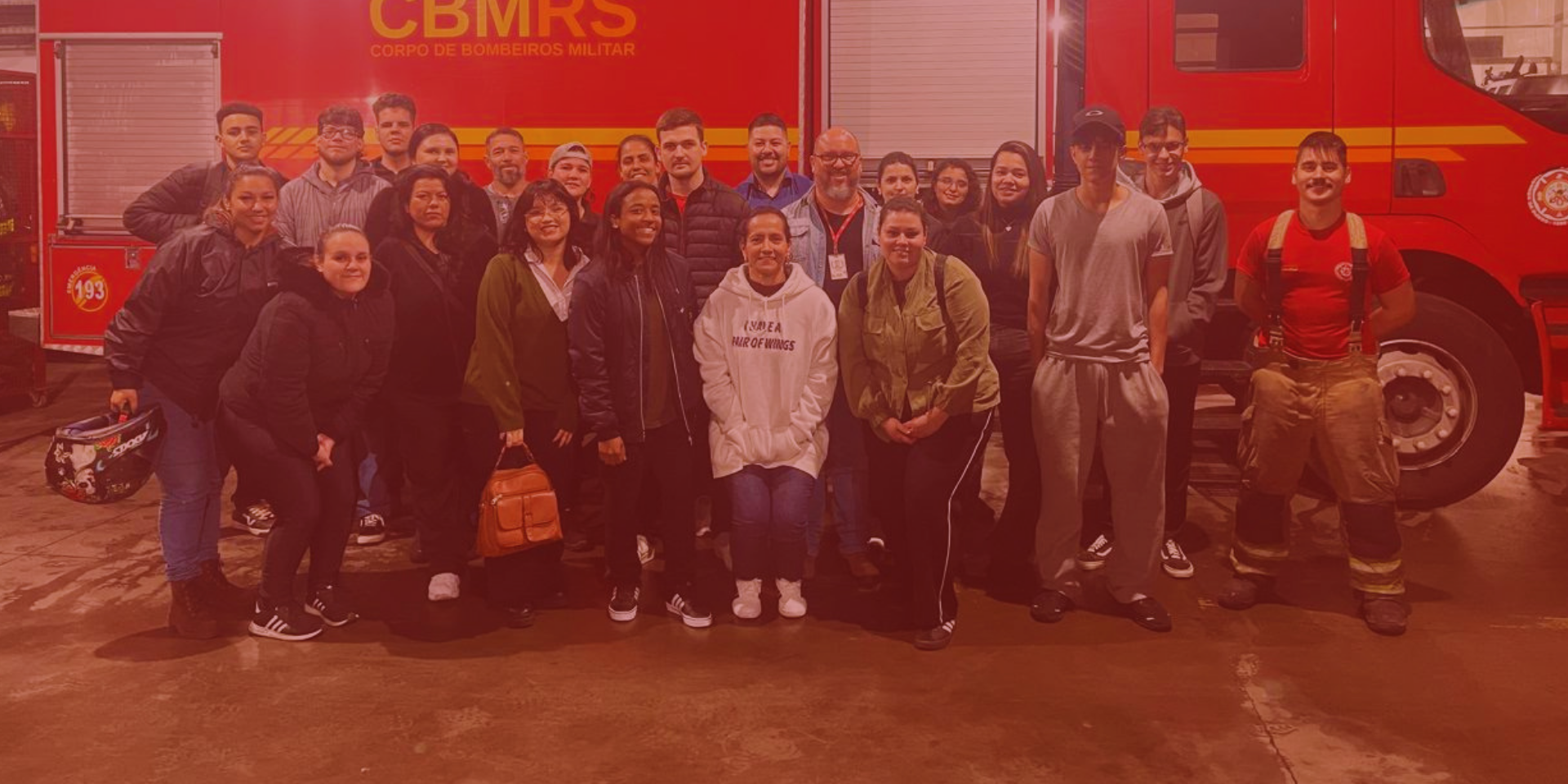 Alunos de Segurança do Trabalho realizam visita técnica ao Corpo de Bombeiros de São Leopoldo