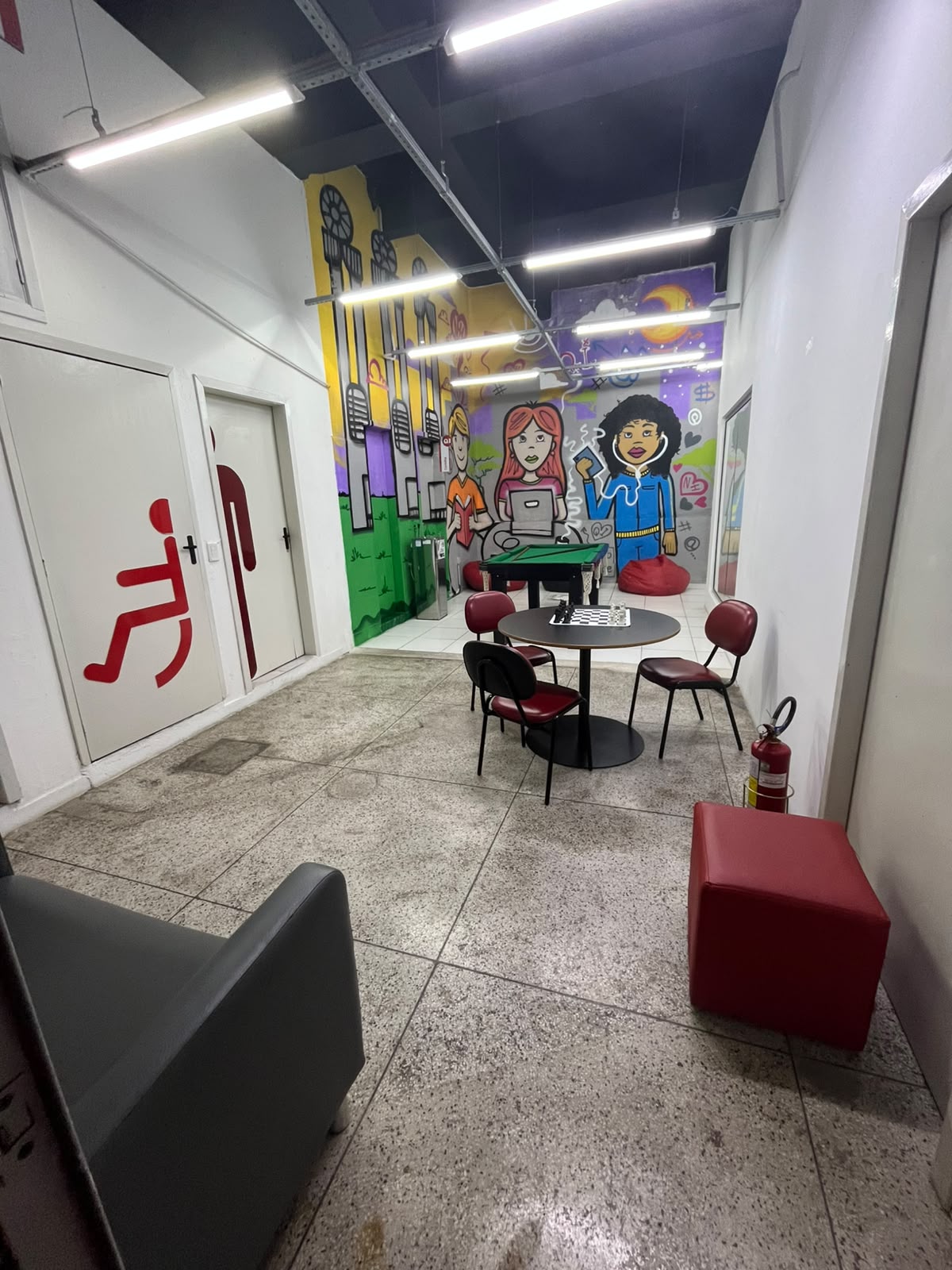 Espaço de convivência — unidade QI Novo Hamburgo