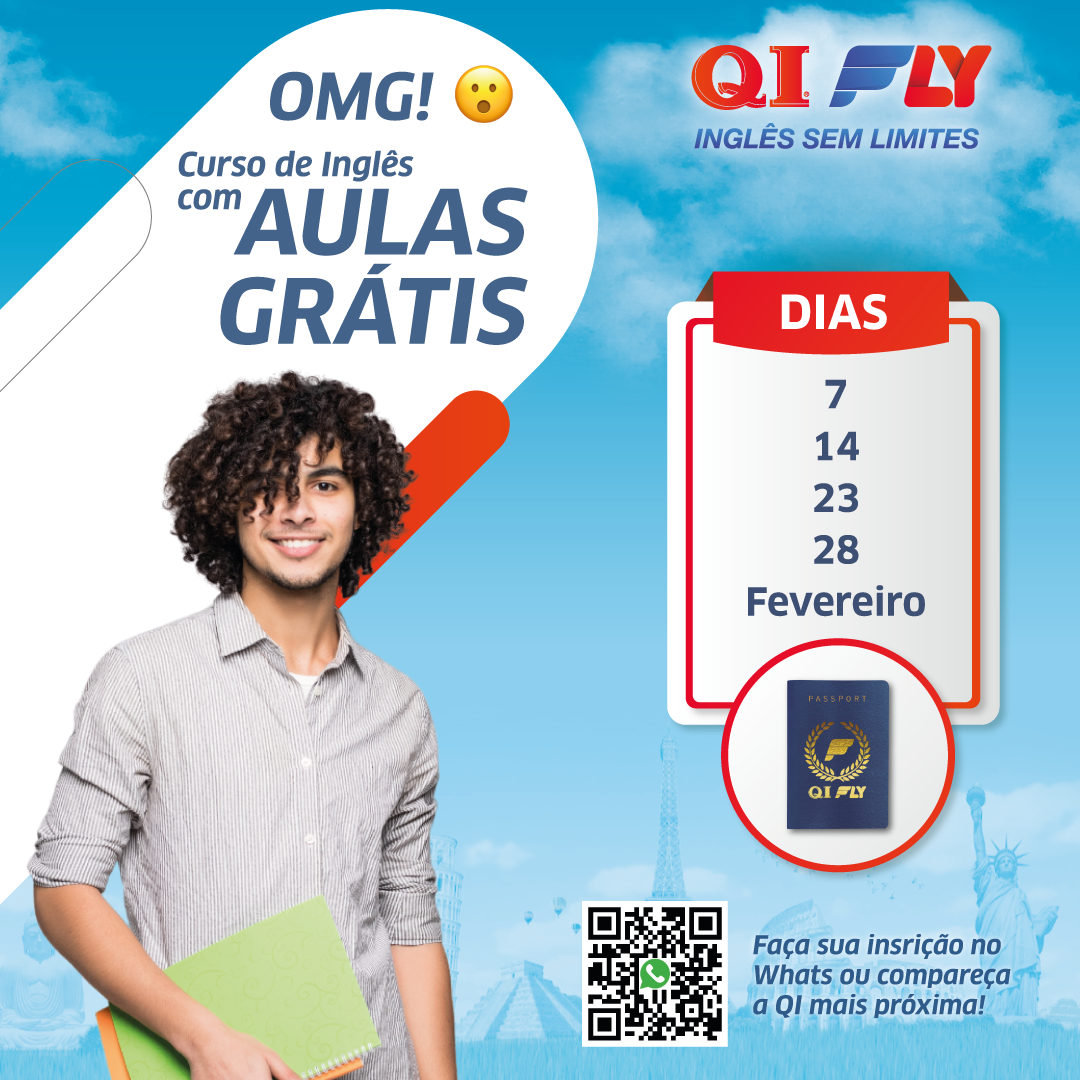 QI Passport proporciona aprendizado do Inglês gratuitamente para estudantes  da QI - QI Faculdade & Escola Técnica